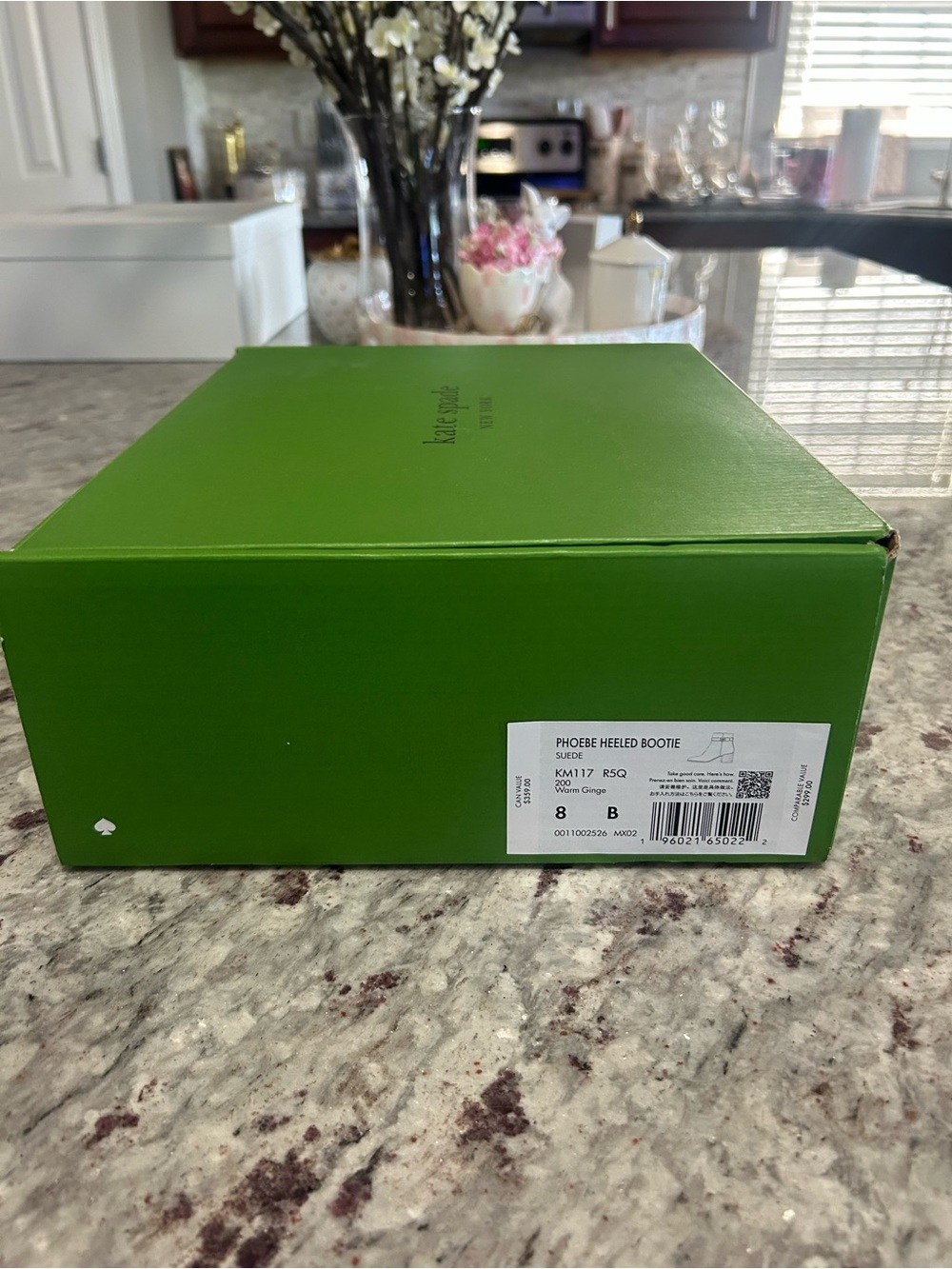 kate spade Phoebe Suede Heeled Booties in Warm Ginger - NIB - Picture 8 of 8